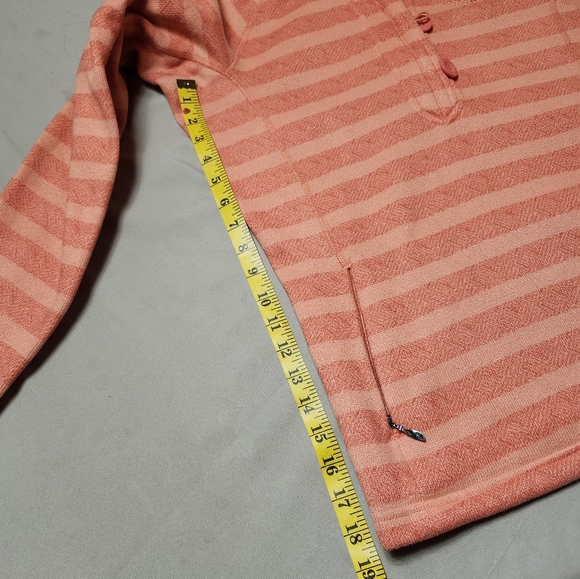 North Face Women's Crescent Sunshine Hoodie Button Up Sweater Pullover Size M - Picture 13 of 14